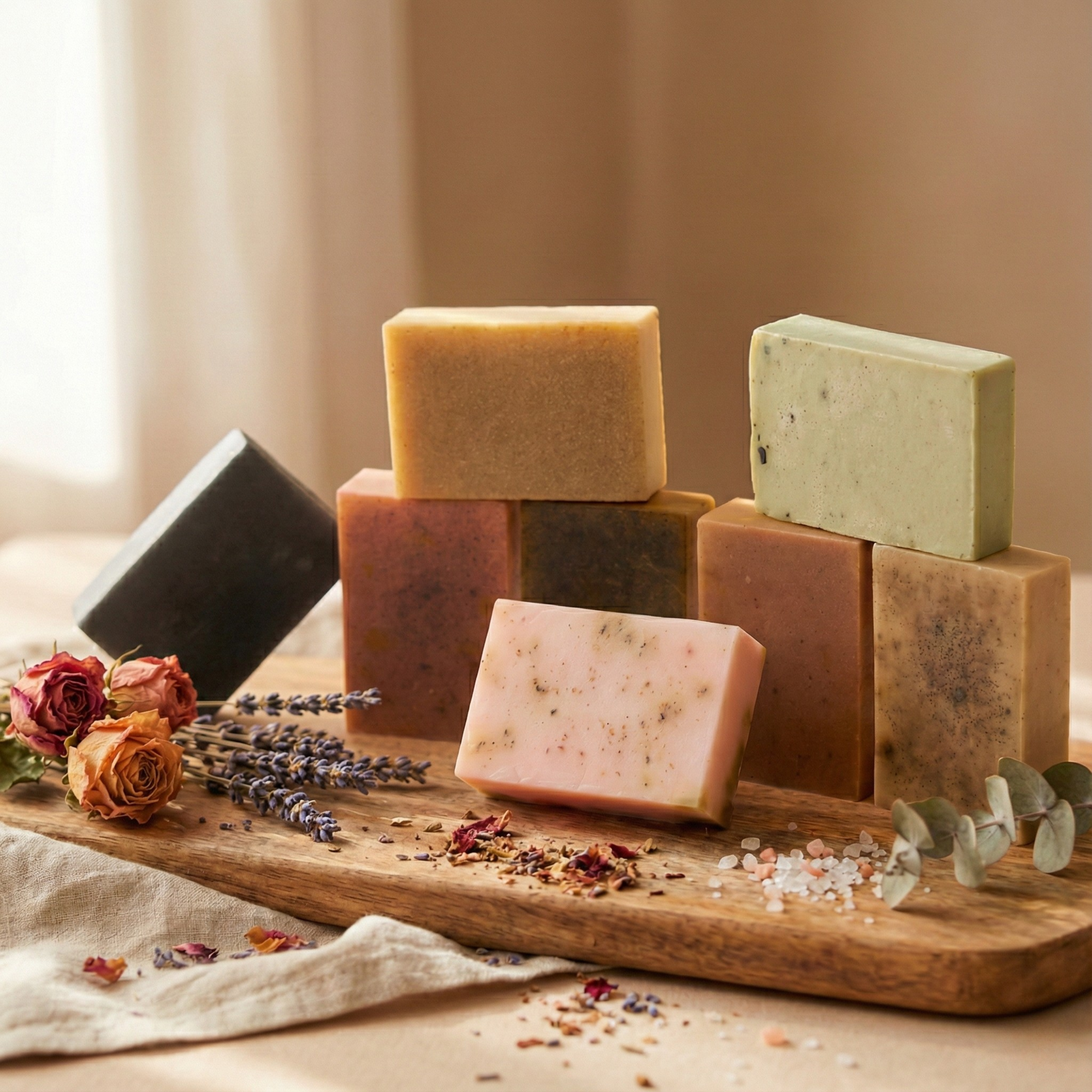 Handcrafted soaps