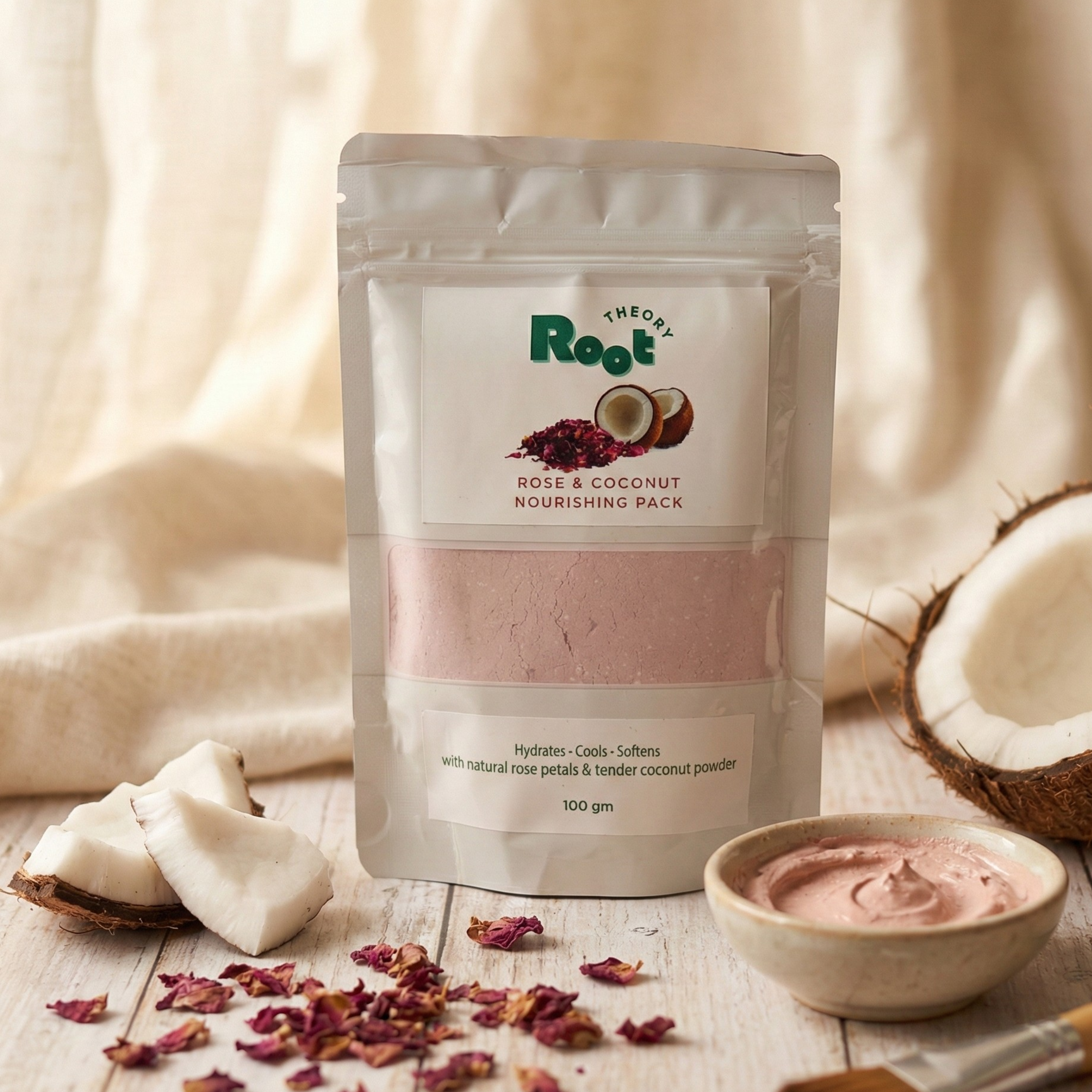 Rose & Coconut Face Pack 100g