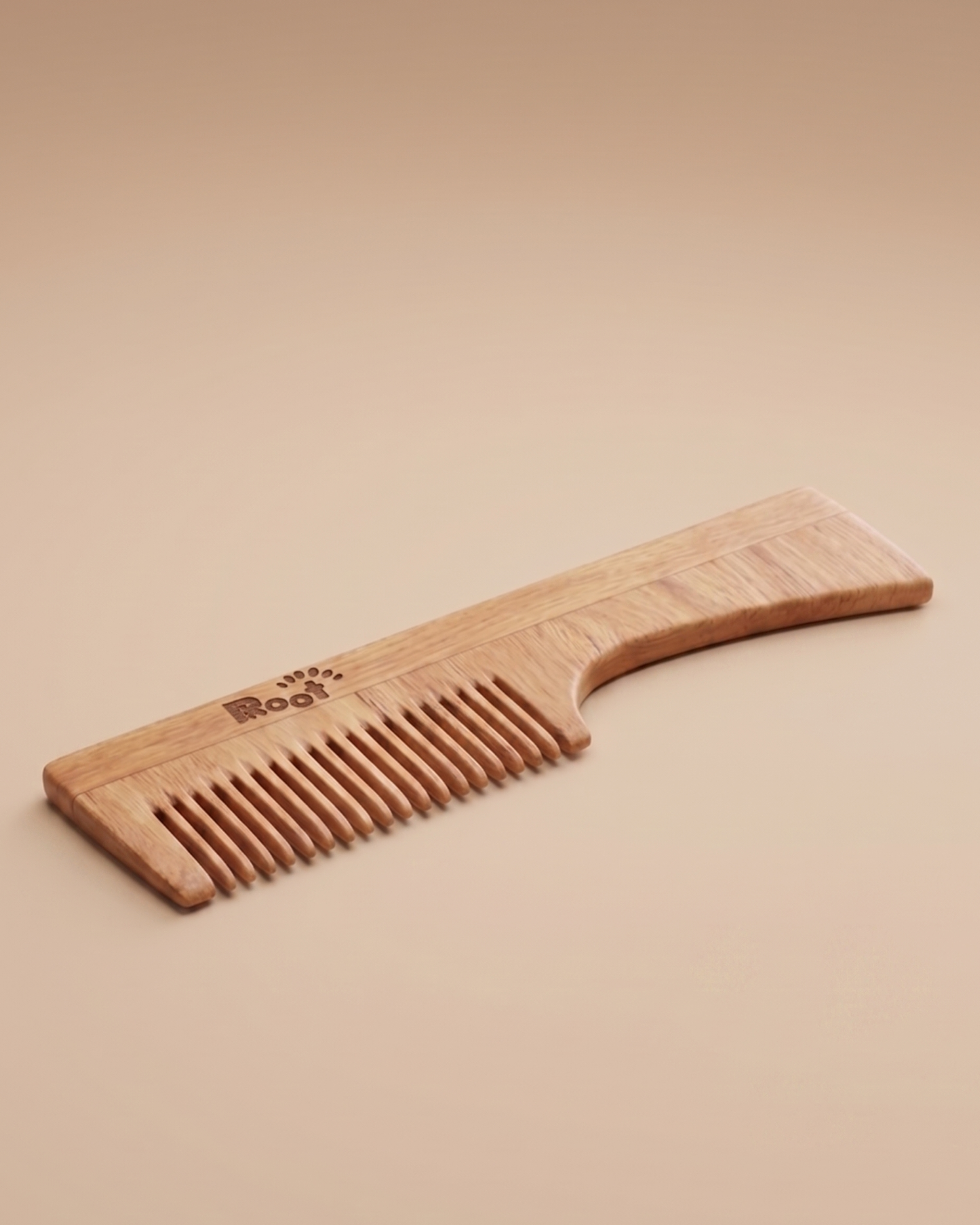 Neem Wood Comb | Handmade Anti-Static Wooden Hair Comb