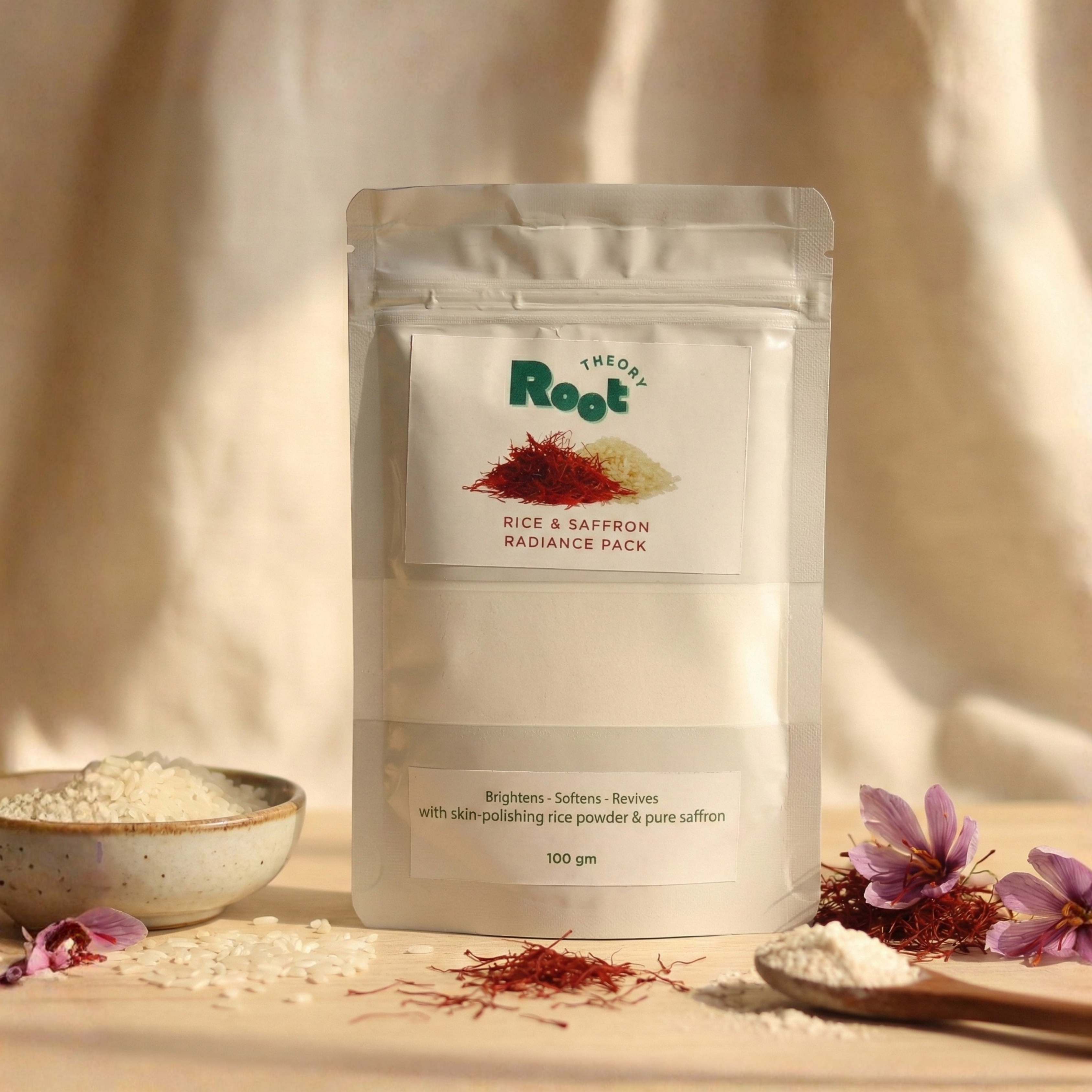 Rice & Saffron Face Pack 100g