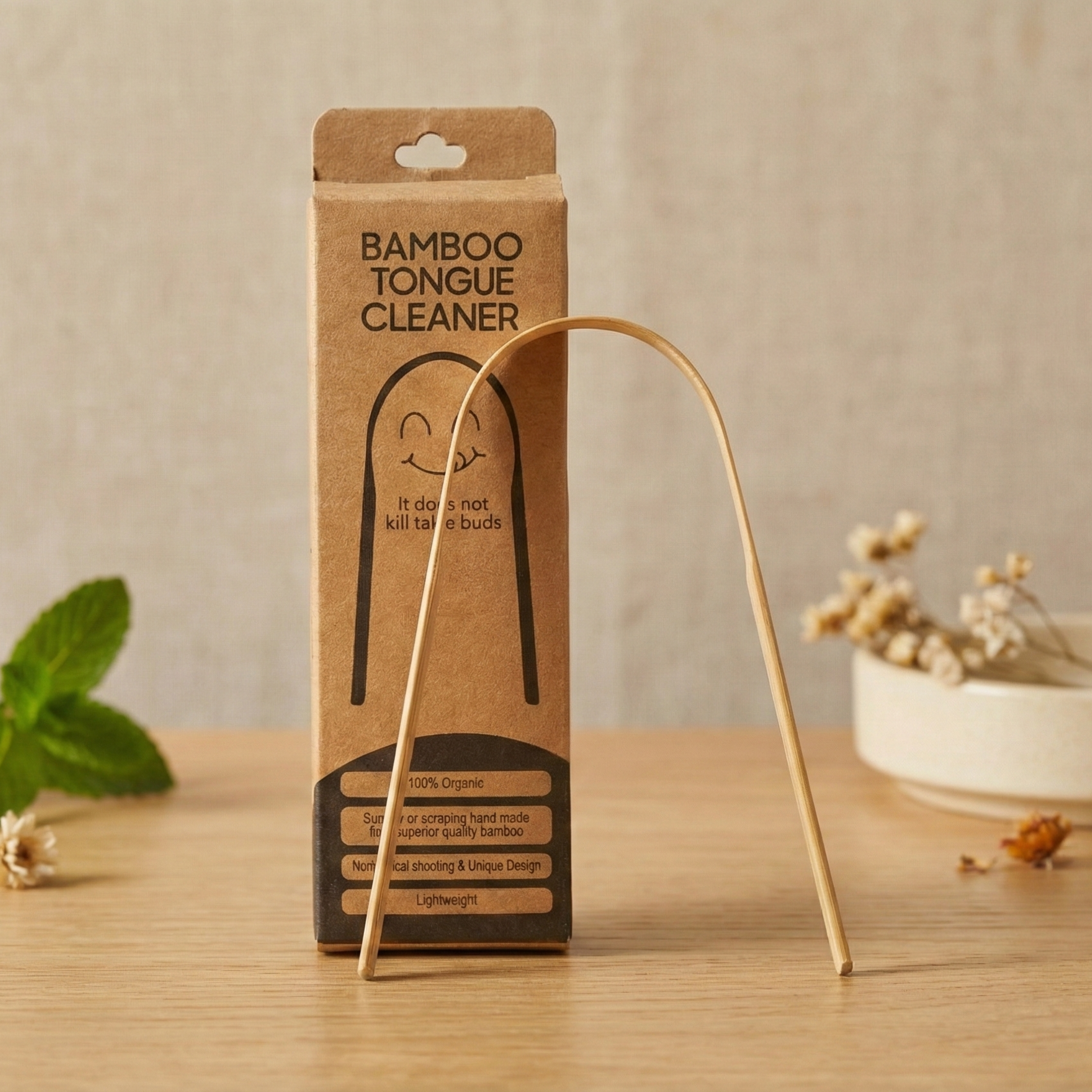 Bamboo Tongue cleaner
